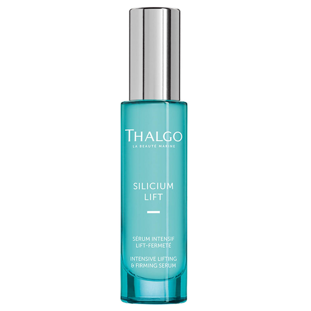 1492969-THALGO-SILICIUM-LIFT-Intensivserum-mit-Lifting-Effekt-30-ml.fba8a917 Flasche Thalgo Silicium Lift Serum, intensives Lifting- und Straffungsserum in türkisfarbenem Behälter.